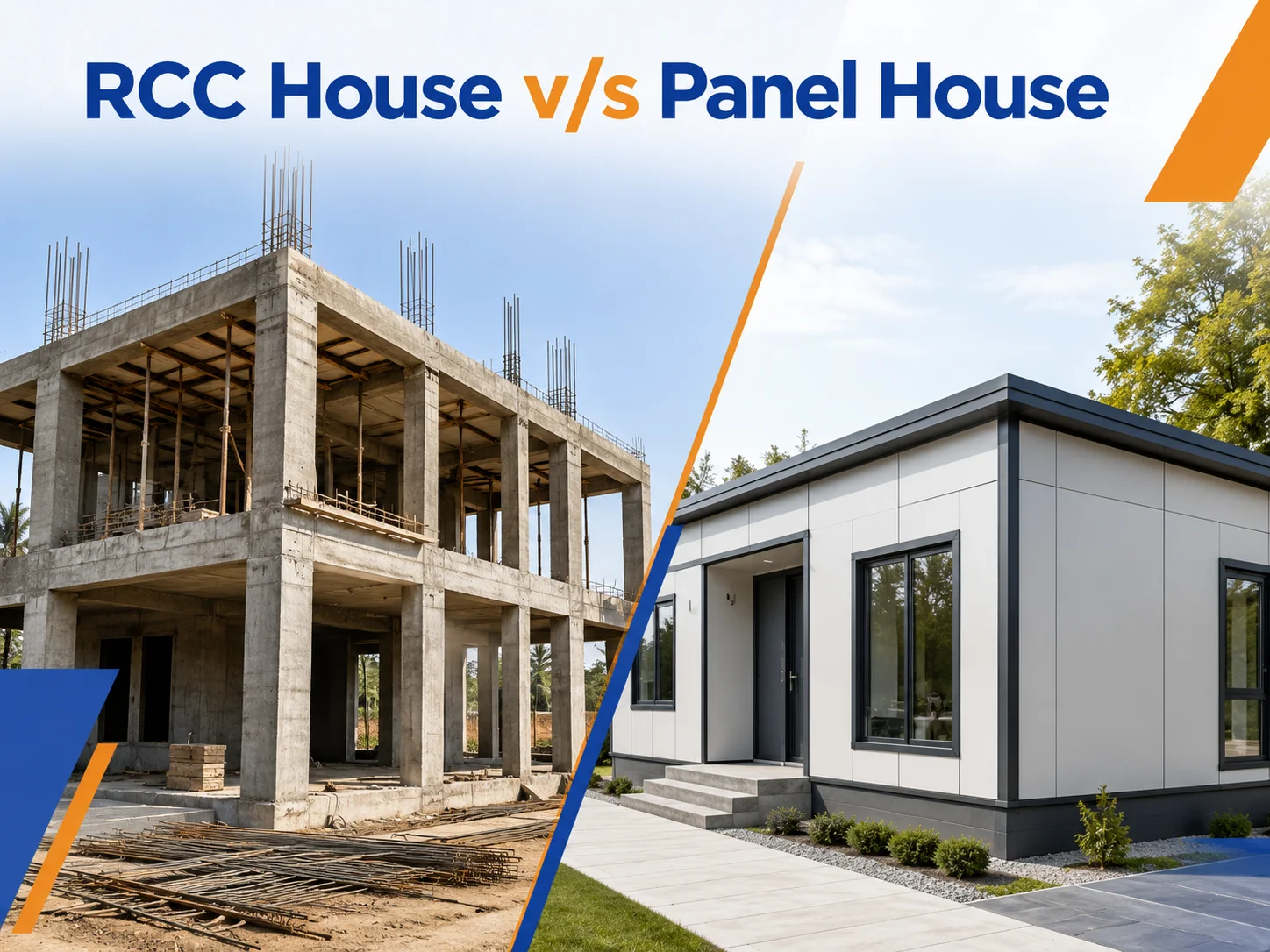 Difference between RCC House and Panel House